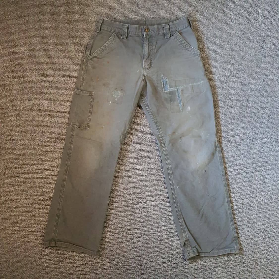 칼하트 B151 FAT 캔버스 워크 던가리 팬츠 no.94 상품이미지1