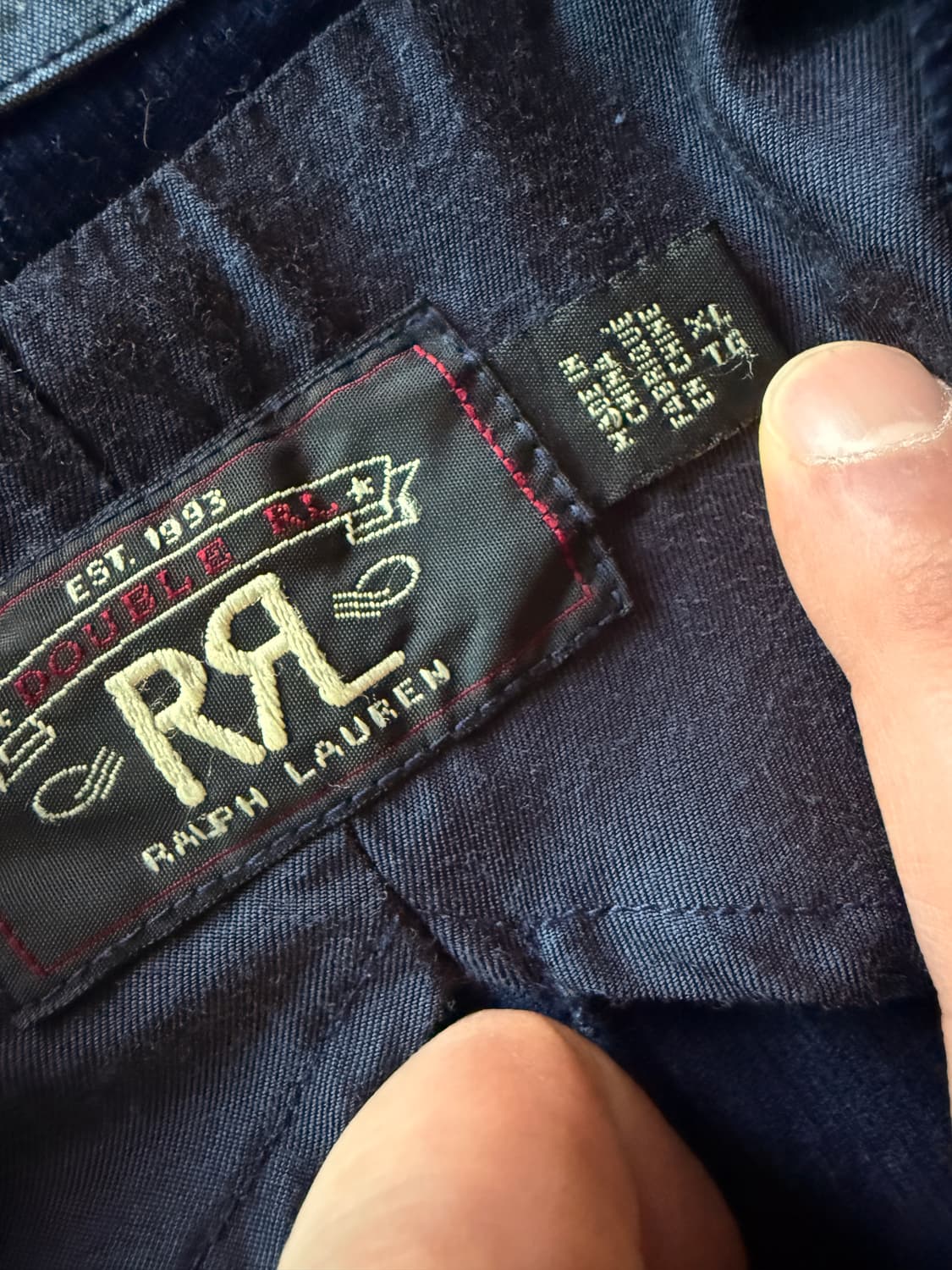 rrl 더블알엘 일본산 코듀로이 자켓 xl 상품이미지4