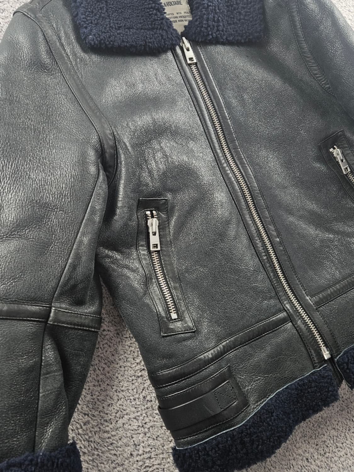 쟈딕 앤 볼테르 천연 양가죽 퍼 무스탕 자켓 ( 34 ) / 11064 상품이미지4