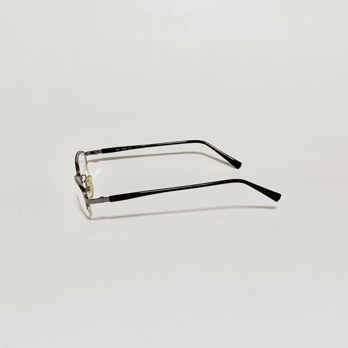 915 데드스탁 하금테 안경 슬림 직사각 건메탈 초경량 빈티지 Y2K 상품이미지4