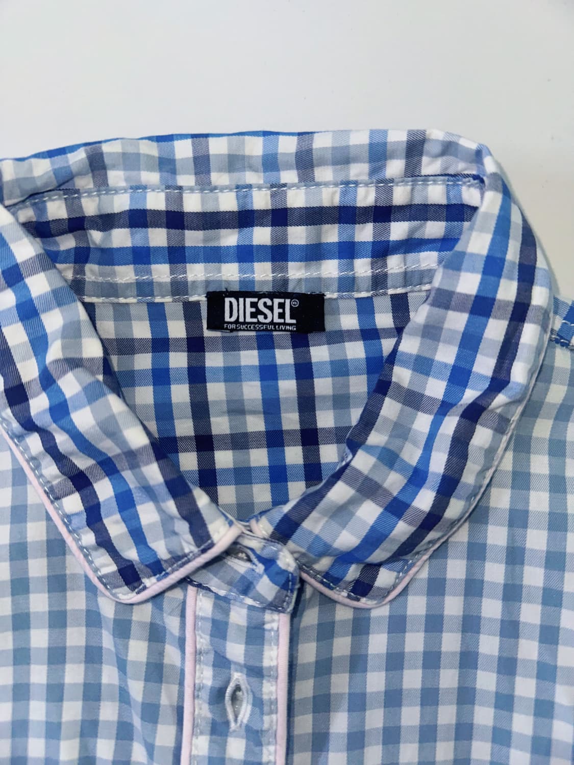 Diesel 디젤 체크 반팔 셔츠 상품이미지4