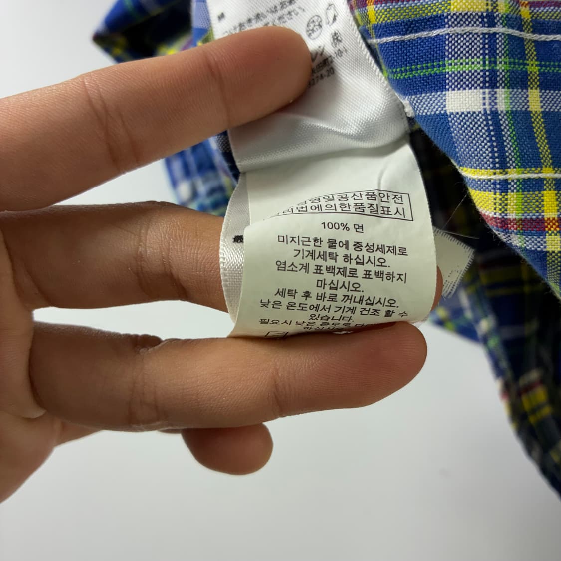 Polo  폴로 랄프로렌 자수 코튼 체크 셔츠  상품이미지5
