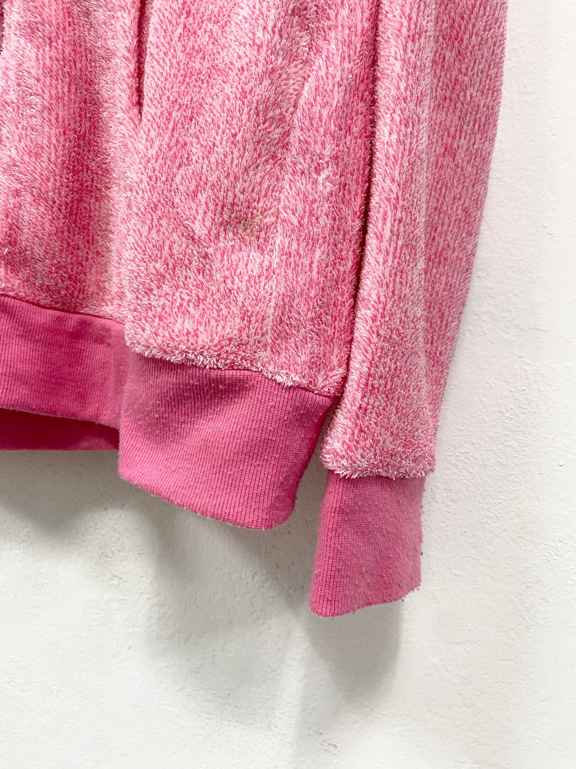 [SUNBLAZE] 갸루 핑크 리본 폭닥 후드집업 상품이미지9