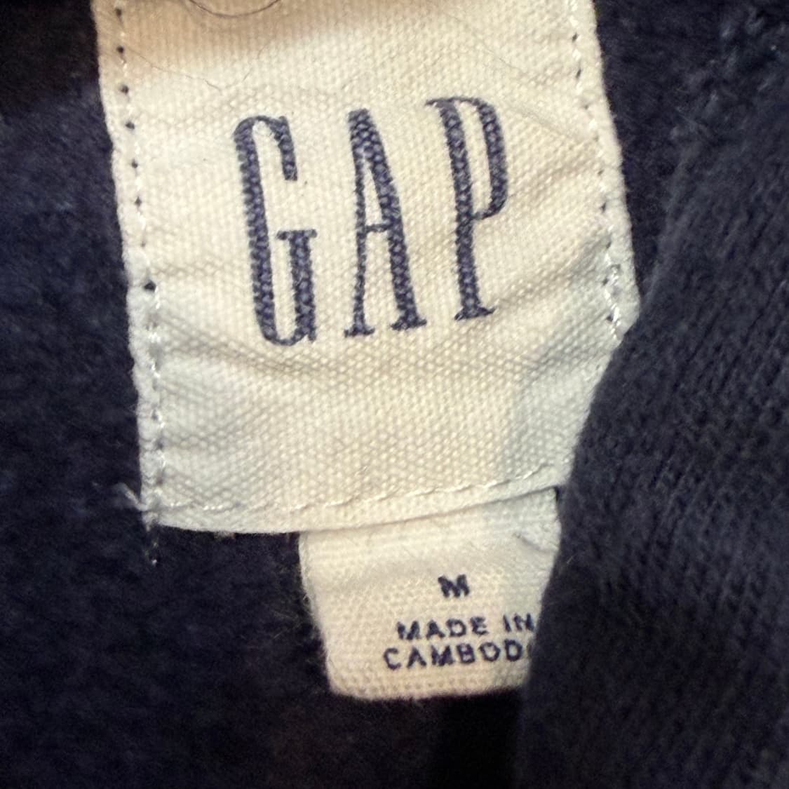 GAP 스펠아웃 네이비 빅로고 후드티 상품이미지3