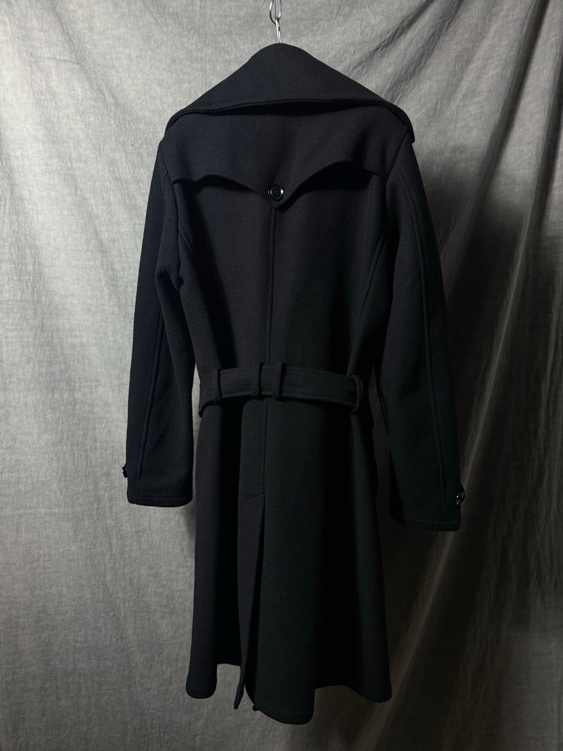 CIVARIZE Wool Long Belted Trench Coat 상품이미지6