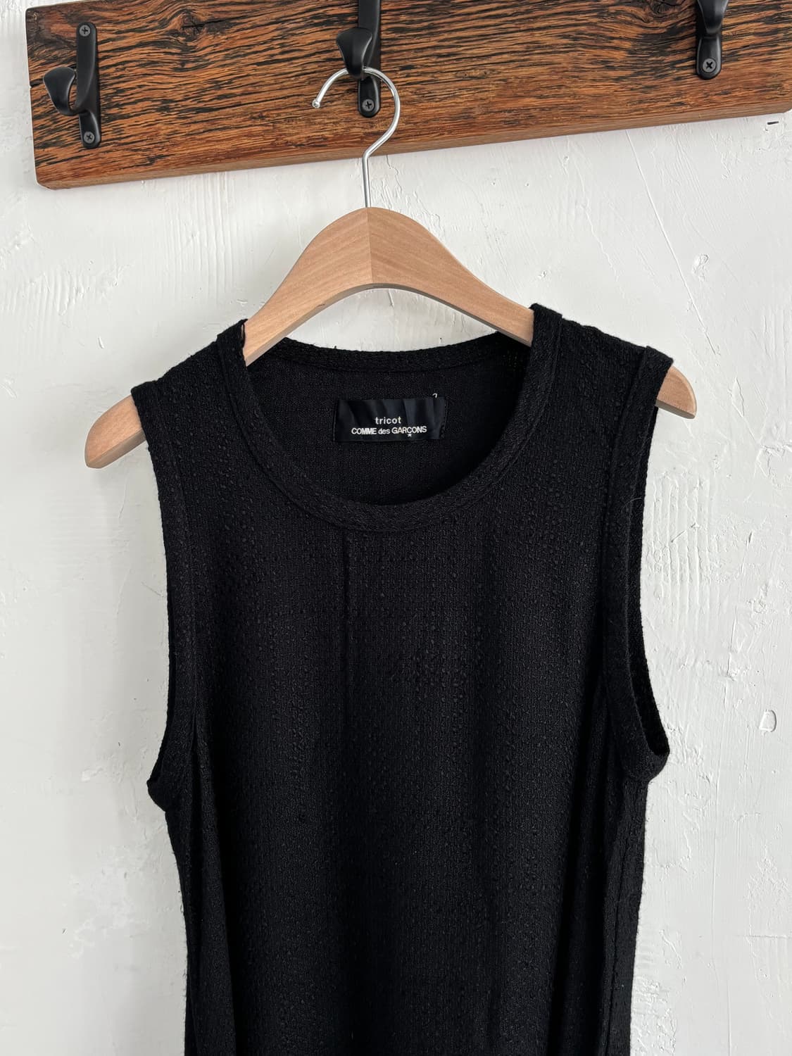 CDG 꼼데가르송 블랙 민소매 롱 원피스 상품이미지5