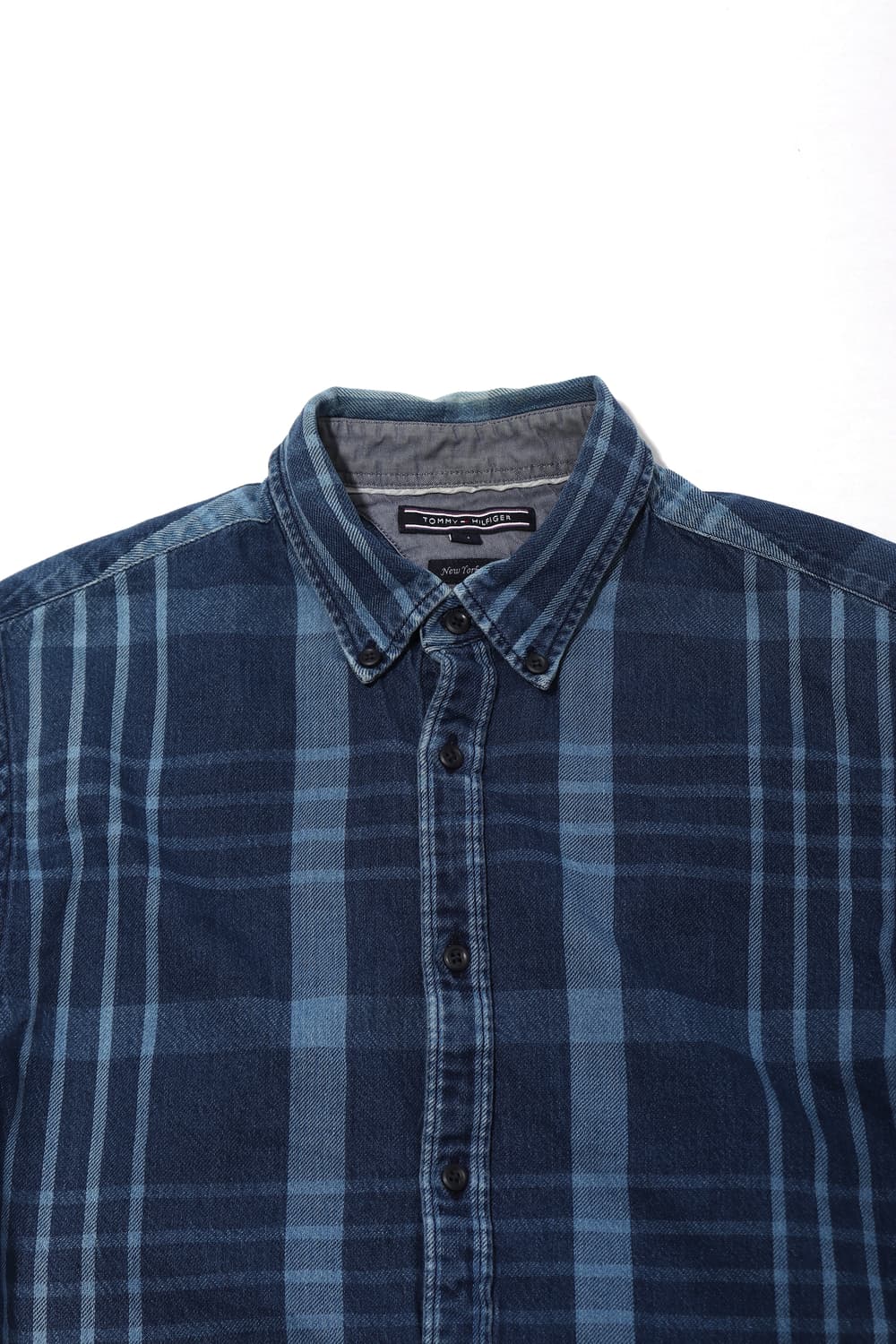 TOMMY HILFIGER 데님 워싱 셔츠 size M 상품이미지3