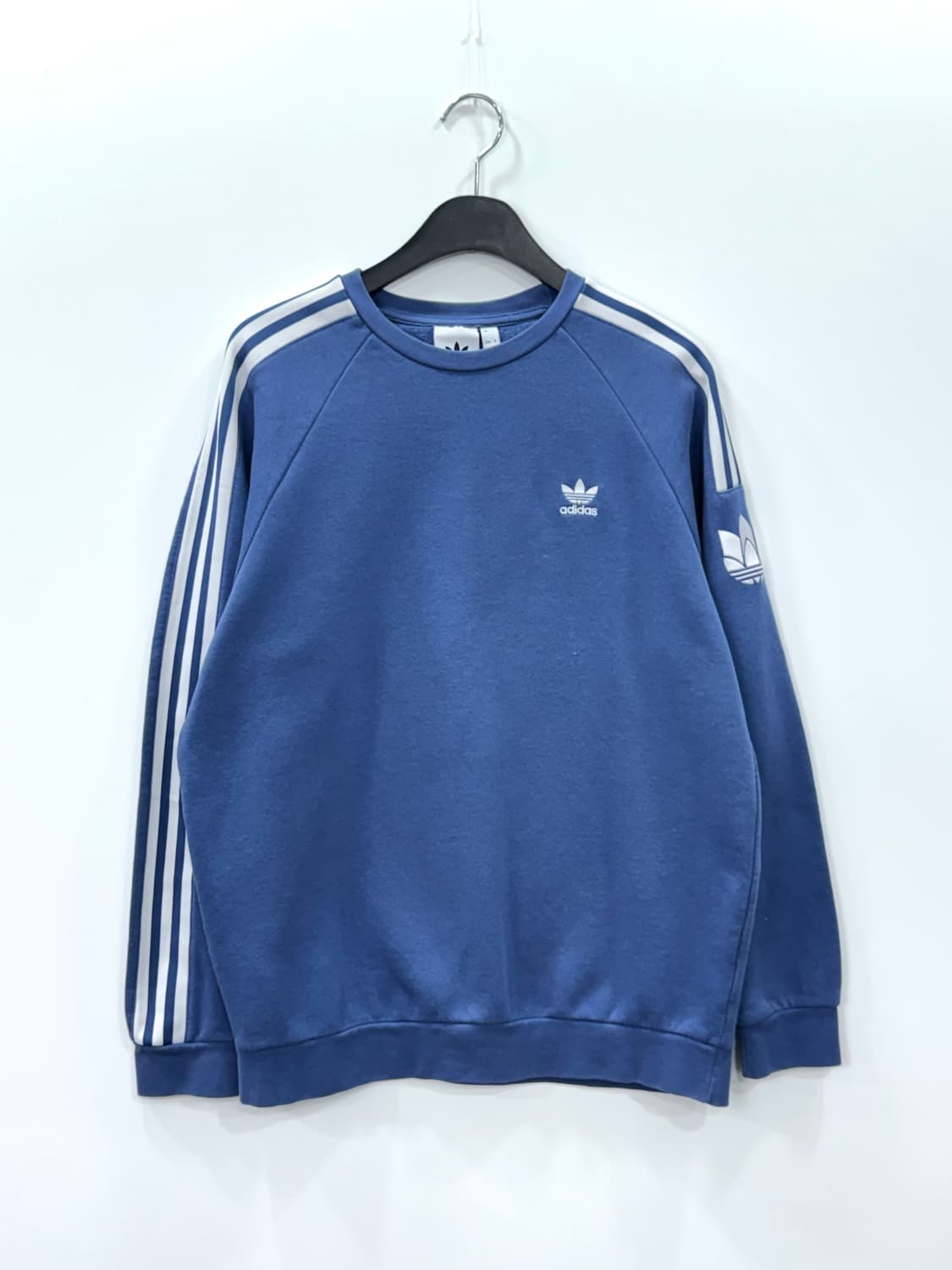 아디다스 3D 트레포일 스웨트 크루 블루 2XL 상품이미지1