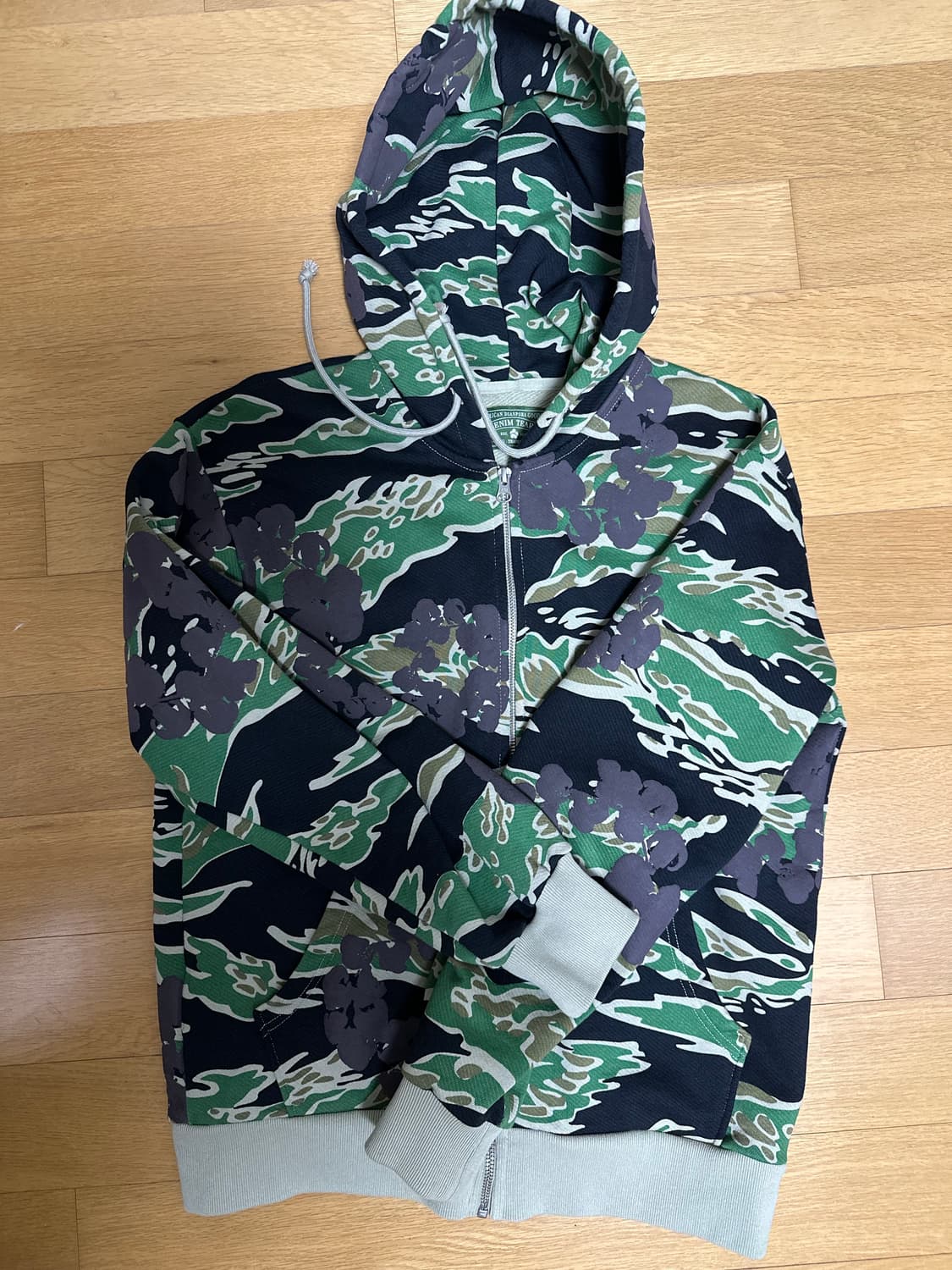 데님티어스 카모 후드집업 상품이미지1