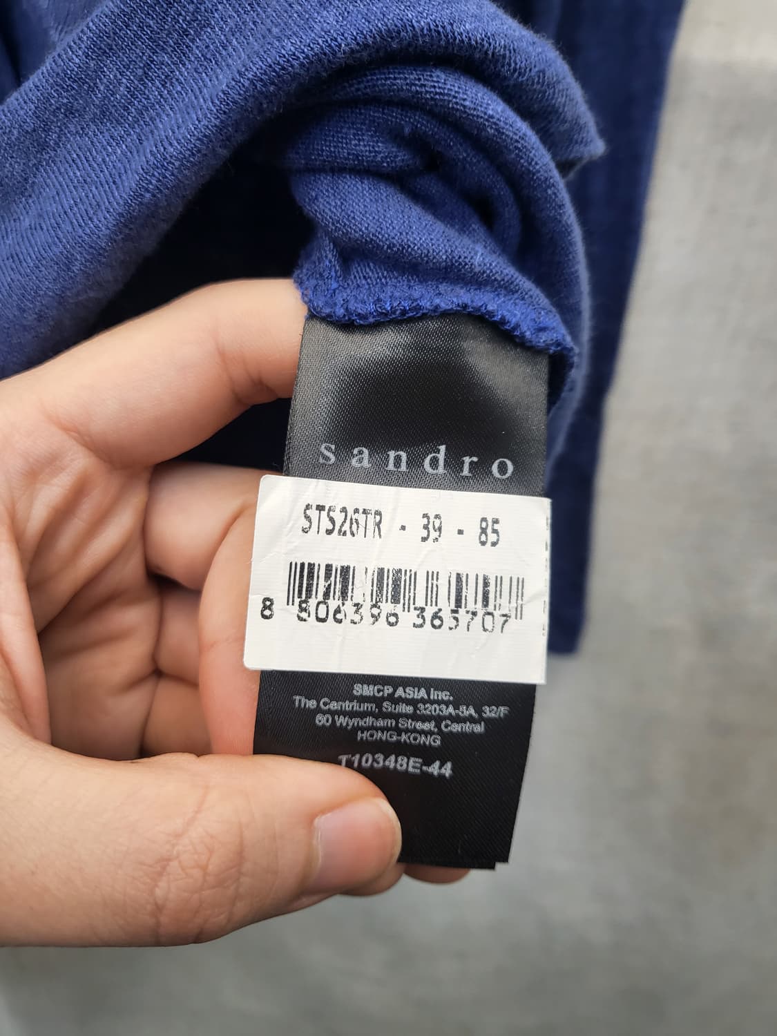 산드로 블루 롱슬리브 상품이미지4