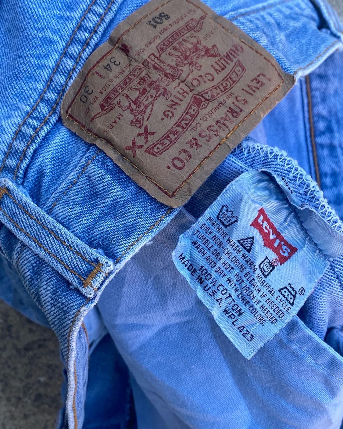 90s Levi's 501 Hard painted  상품이미지7