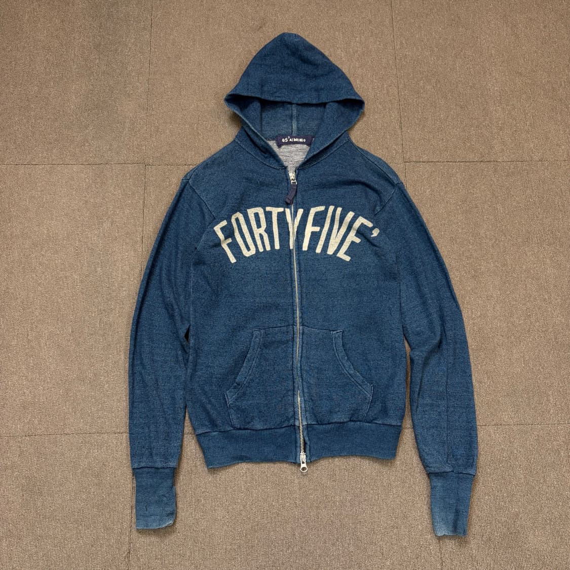 45rpm 우먼스 인디고 후드 집업 1 상품이미지1