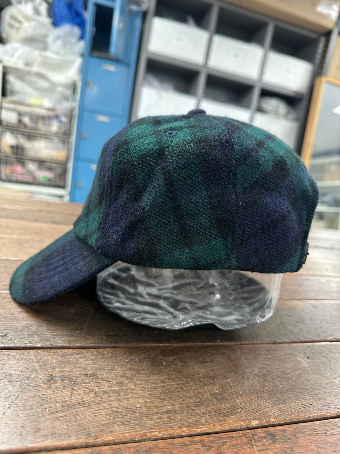 POLO 그린체크 울 캡 모자 상품이미지2