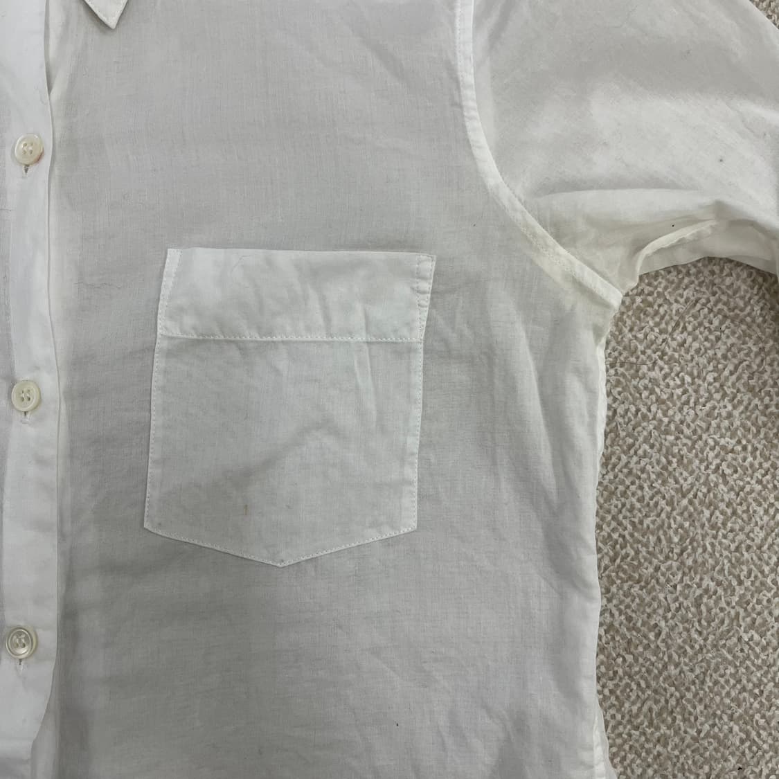 P 띠어리 여성 시스루 셔츠 남방 0128M 상품이미지3