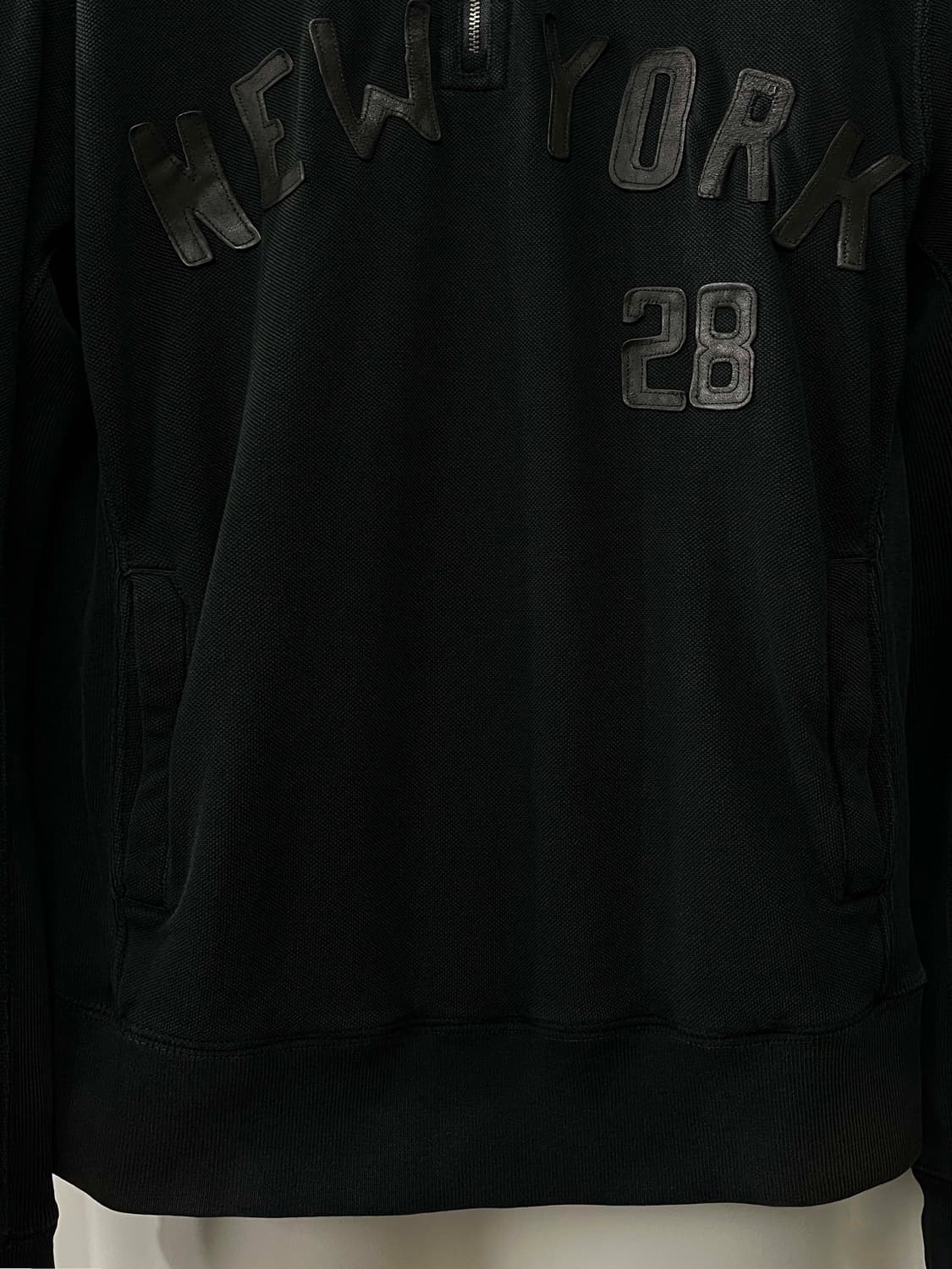 폴로 랄프로렌 뉴욕 레더 블랙 피그먼트 풀오버 스웻셔츠 맨투맨 상품이미지5