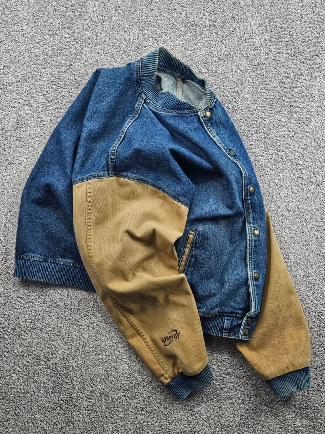 ID WEAR 코튼 데님 바시티 자켓 ( XL ) / 11580 상품이미지4