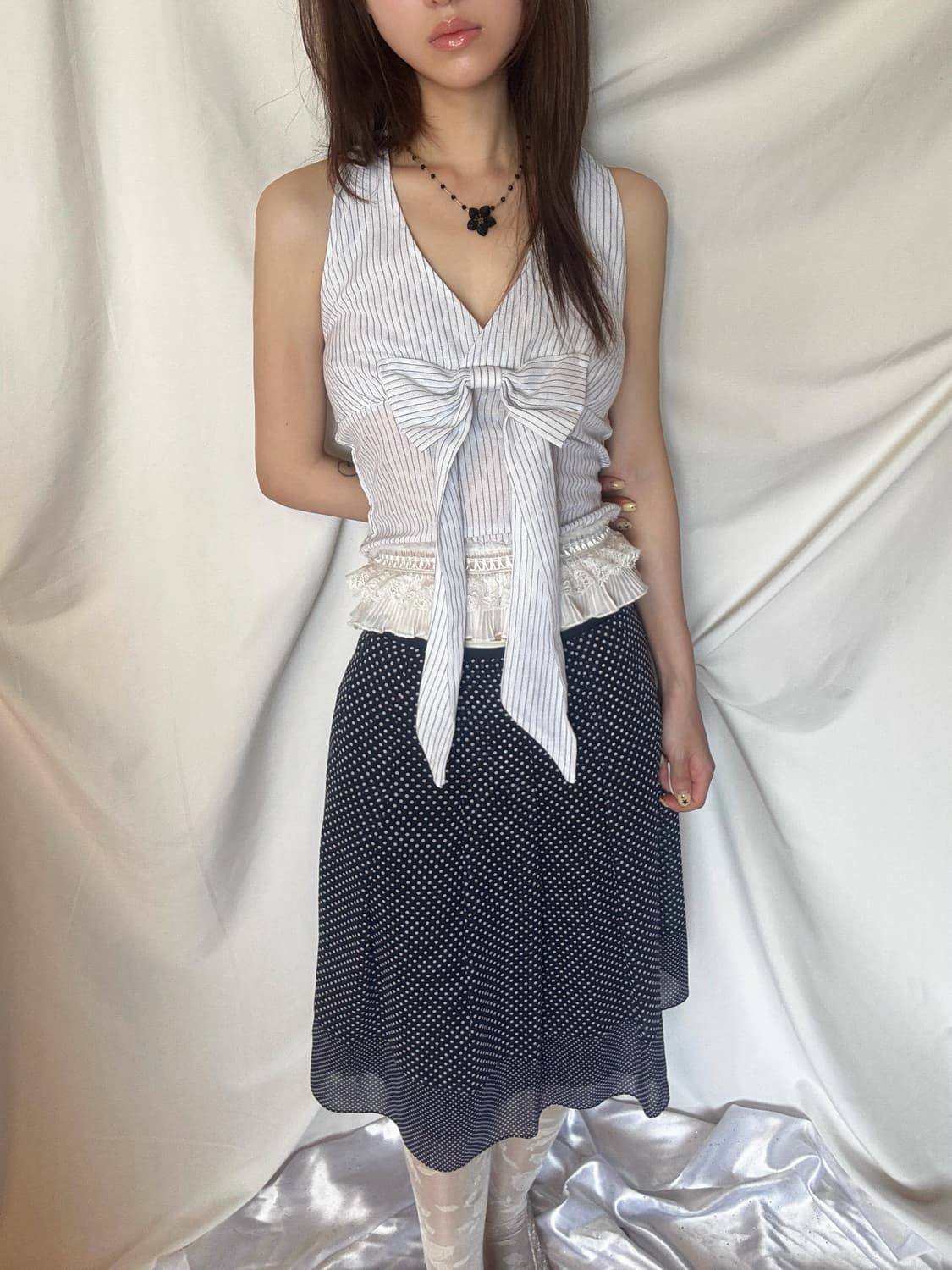 도트 스커트 상품이미지3