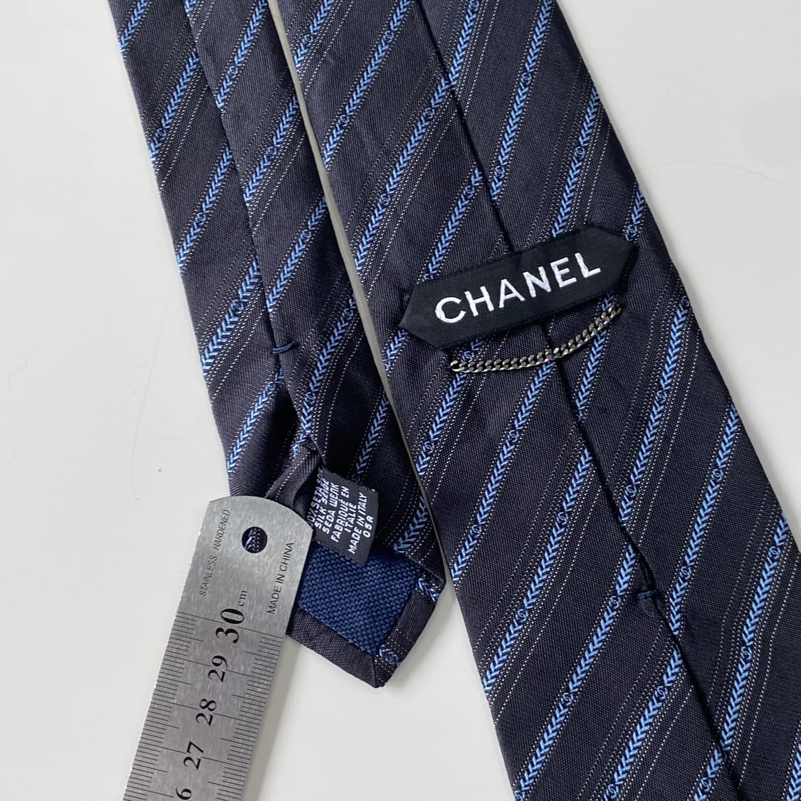 샤넬(CHANEL)모노그램 명품 정품 넥타이 상품이미지6