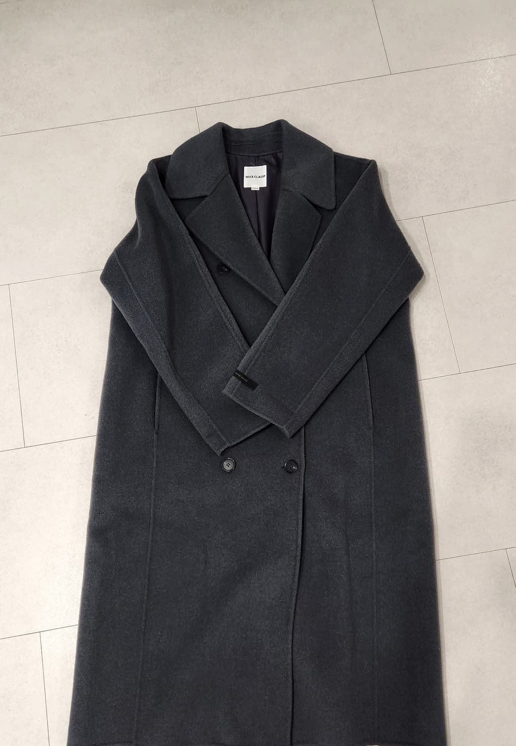 나이스클랍 핸드메이드 울캐시코트 상품이미지2