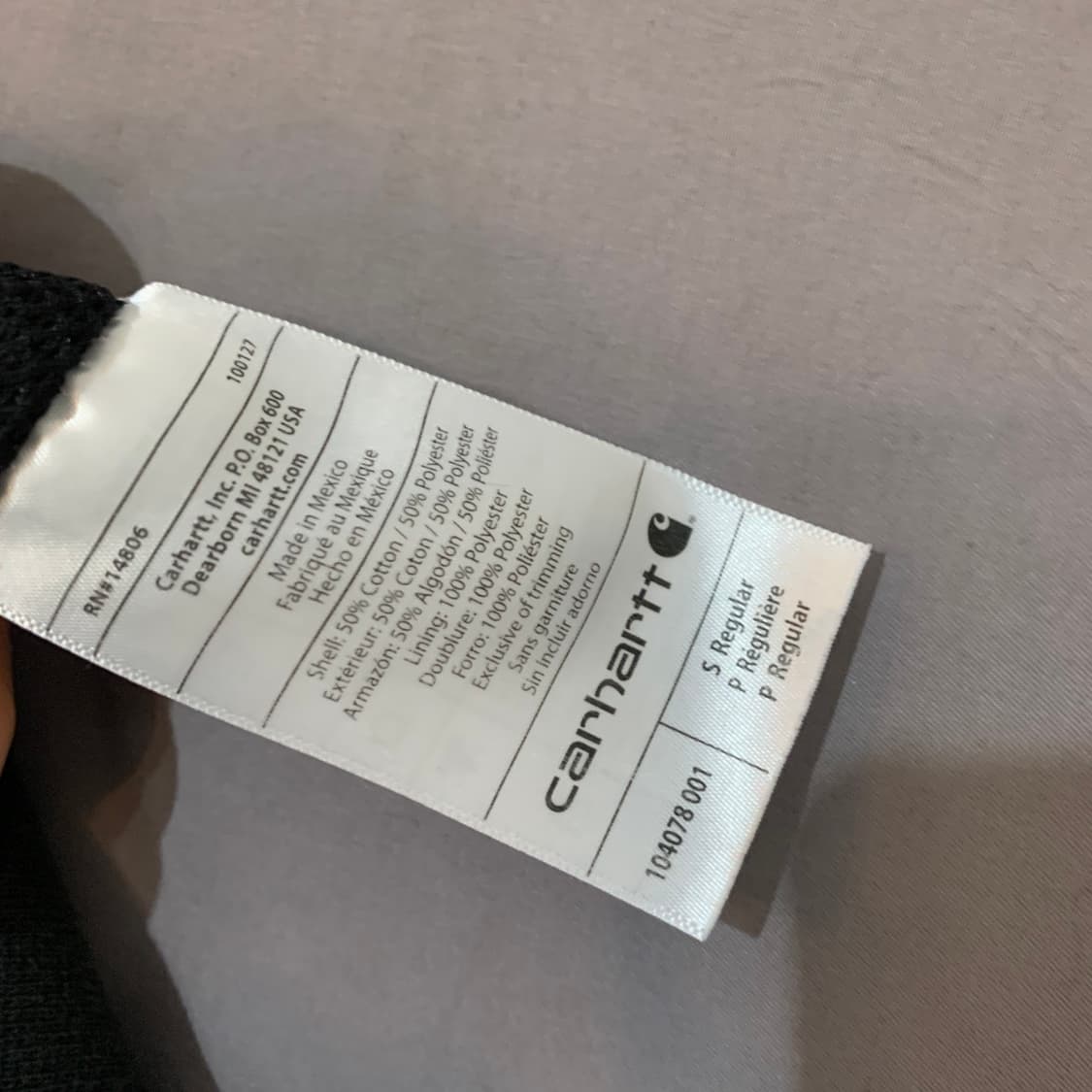 S 칼하트 미드웨이트 써멀 레인디펜더 레귤러 후드집업 상품이미지8