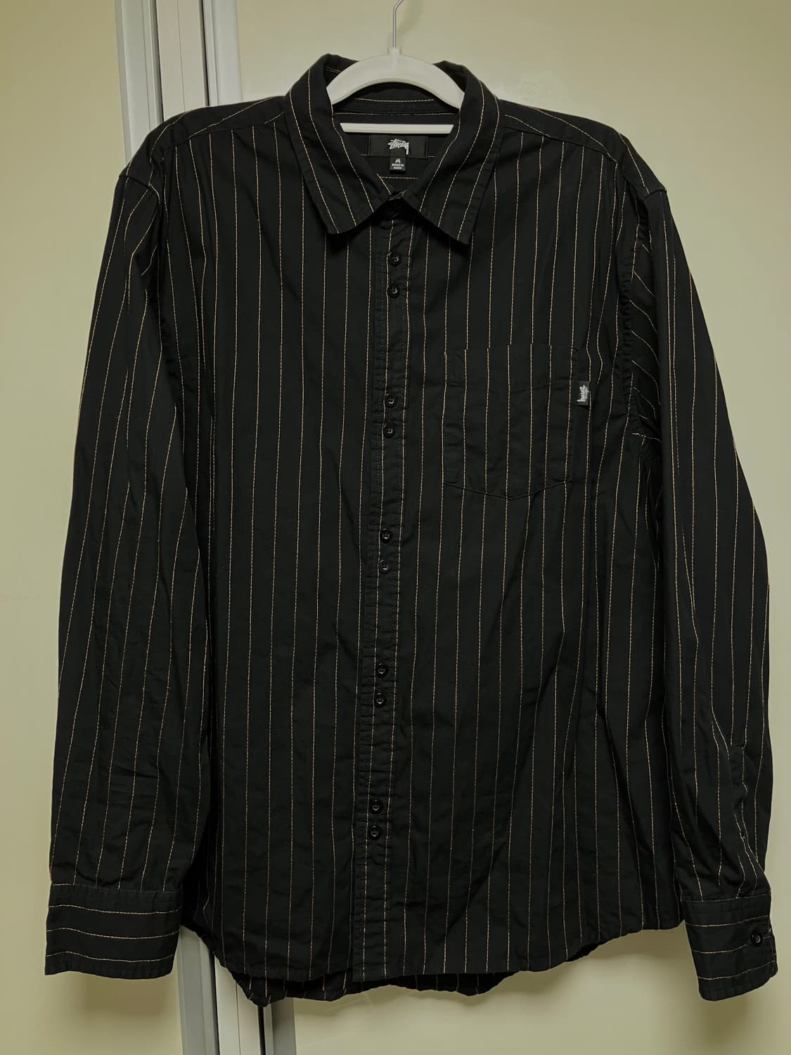 stussy 핀 스트라이프 셔츠 상품이미지6