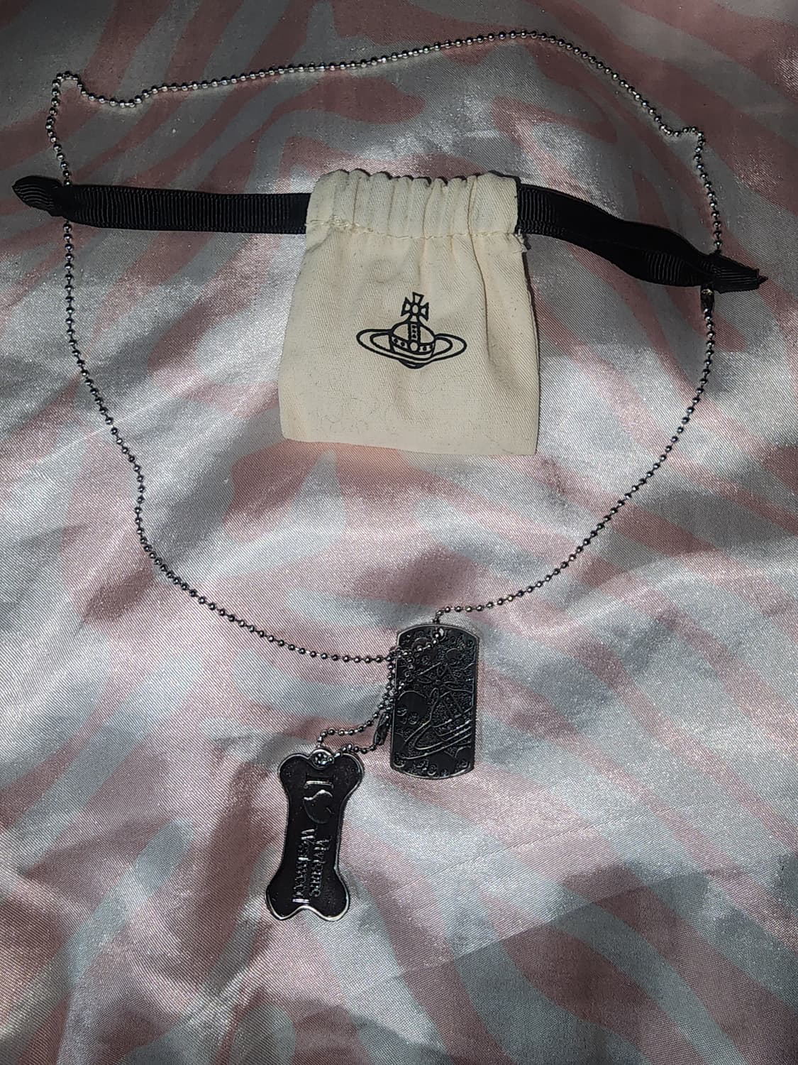 비비안웨스트우드 도그태그 목걸이 상품이미지1