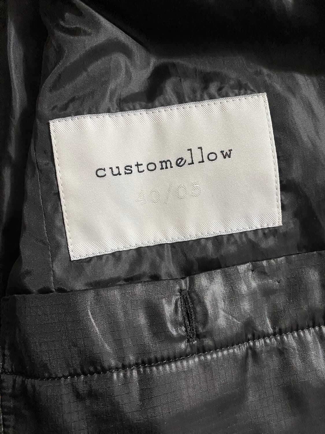 Customellow 블랙 퀼팅 블레이저 105 상품이미지4