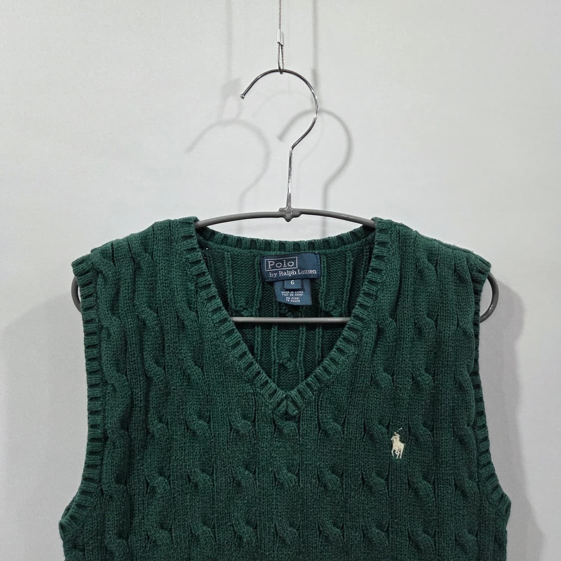 폴로랄프로렌 키즈 케이블 니트 베스트 6 상품이미지2