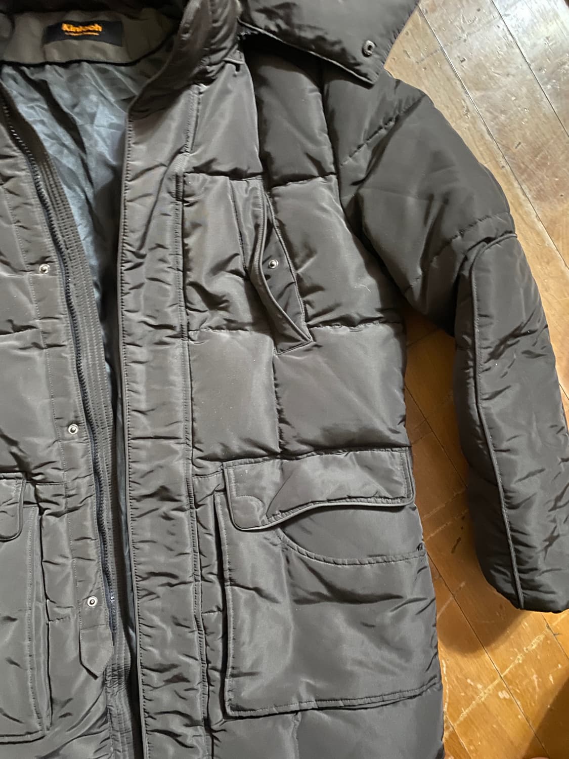 킨록앤더슨 다크 브라운 다운 패딩 110 (105추천) 상품이미지9