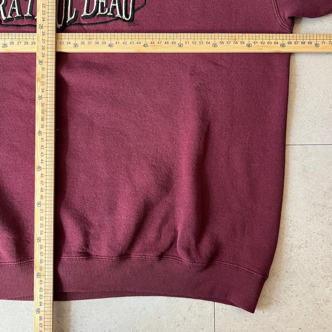 빈티지 90s GRATEFUL DEAD 로고 자수 스웻 상품이미지8