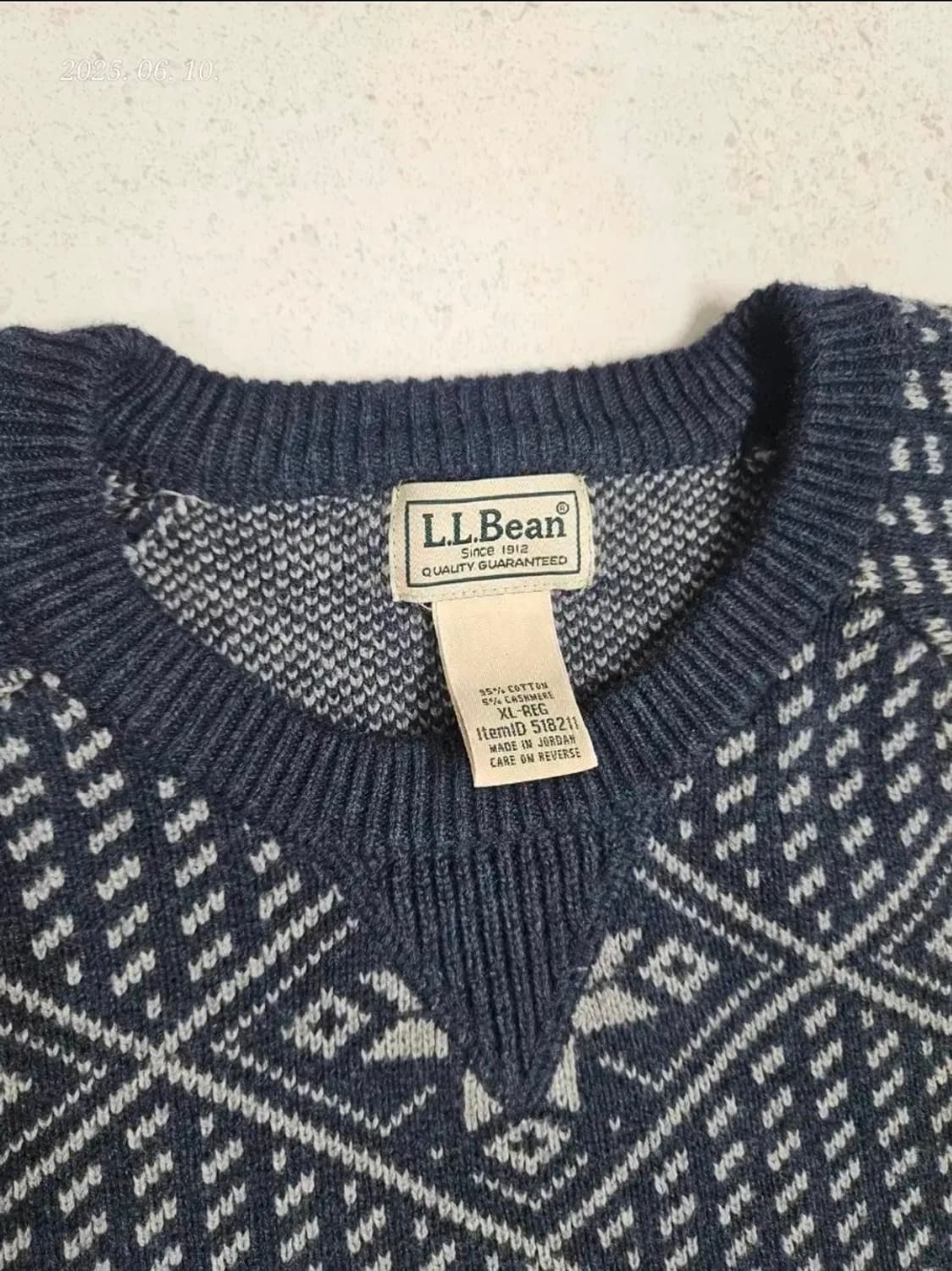 빈티지 엘엘빈 니트 xl  상품이미지3