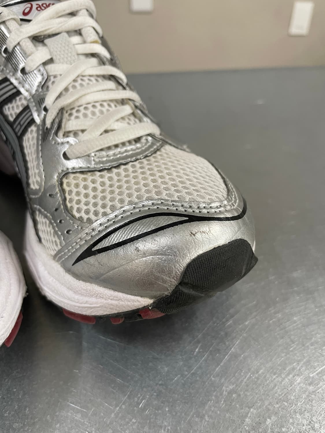 아식스 젤 카야노 14 화이트 퓨어 실버 레드 240 상품이미지7