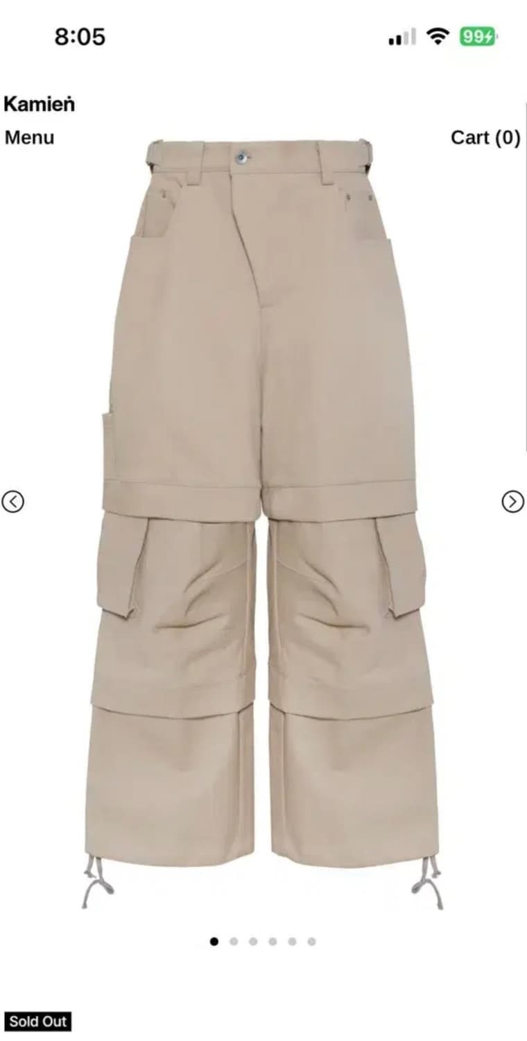 [1] 카미엔 타이탄 배기 팬츠 (새상품) 상품이미지1