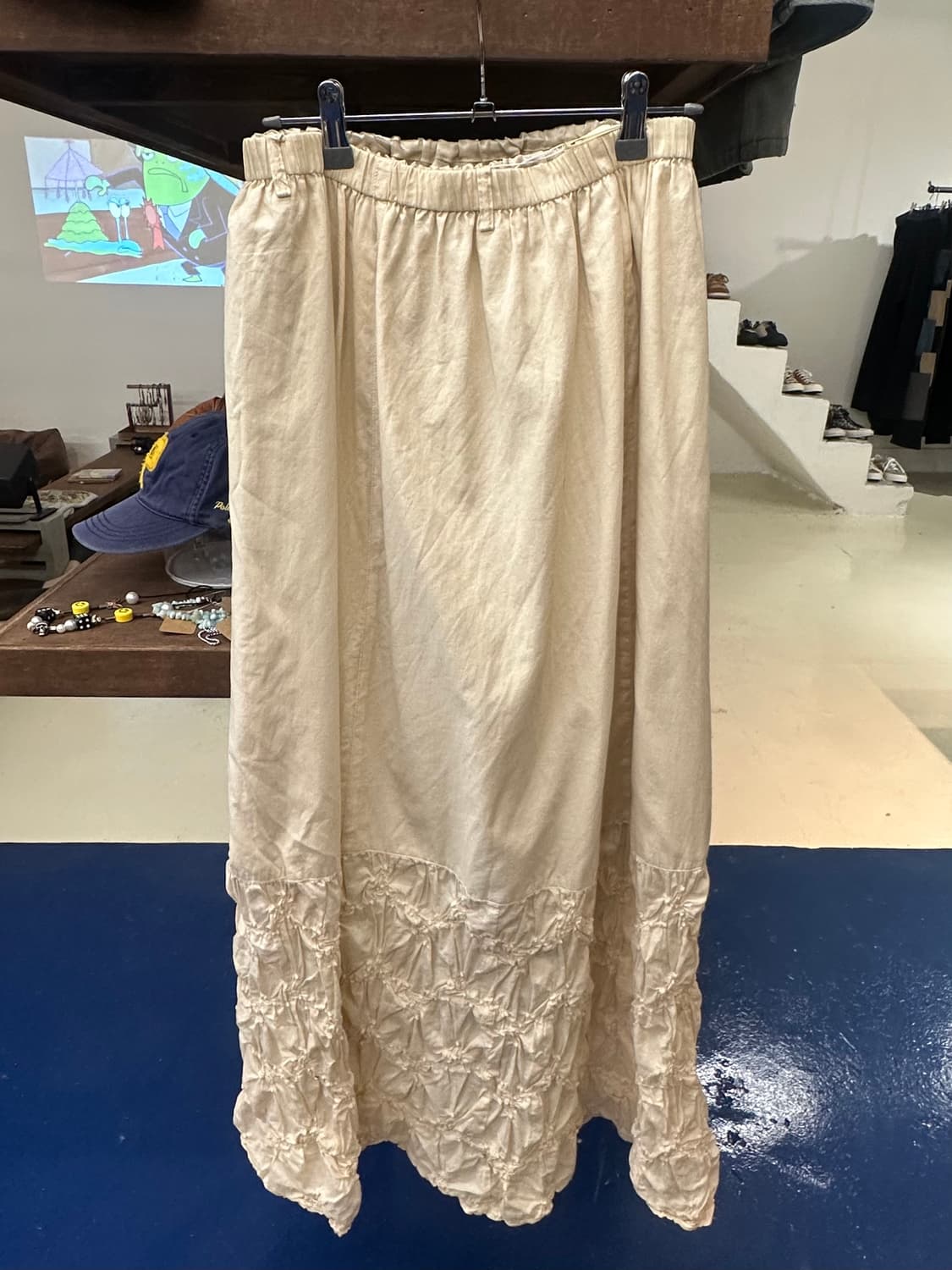 Jpn vtg ivory 히피스커트 상품이미지1