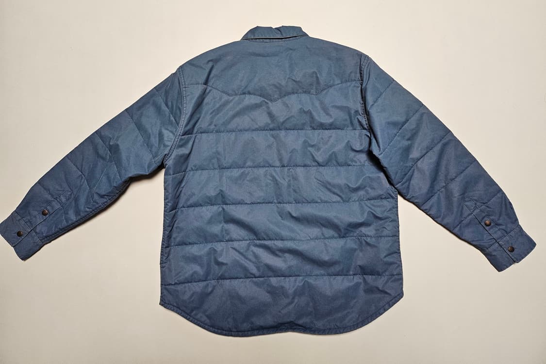 RRL 웨스턴 오버셔츠 페이디드 블루 XL 상품이미지5