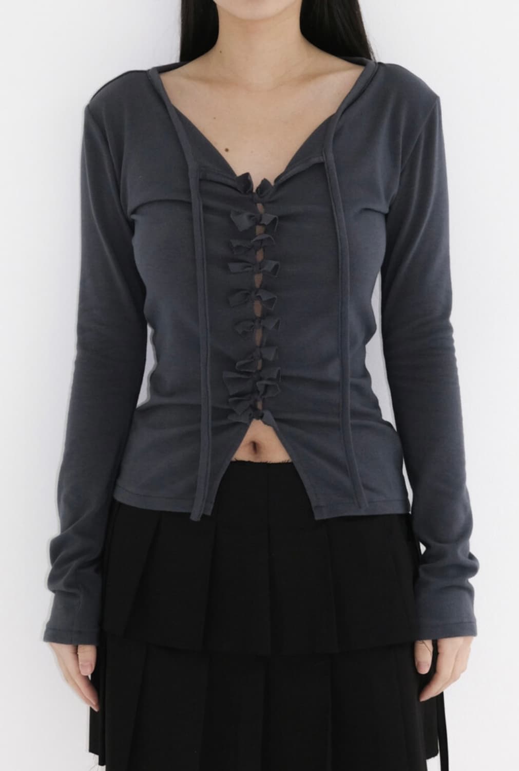 Taae knottedTshirt 상품이미지1