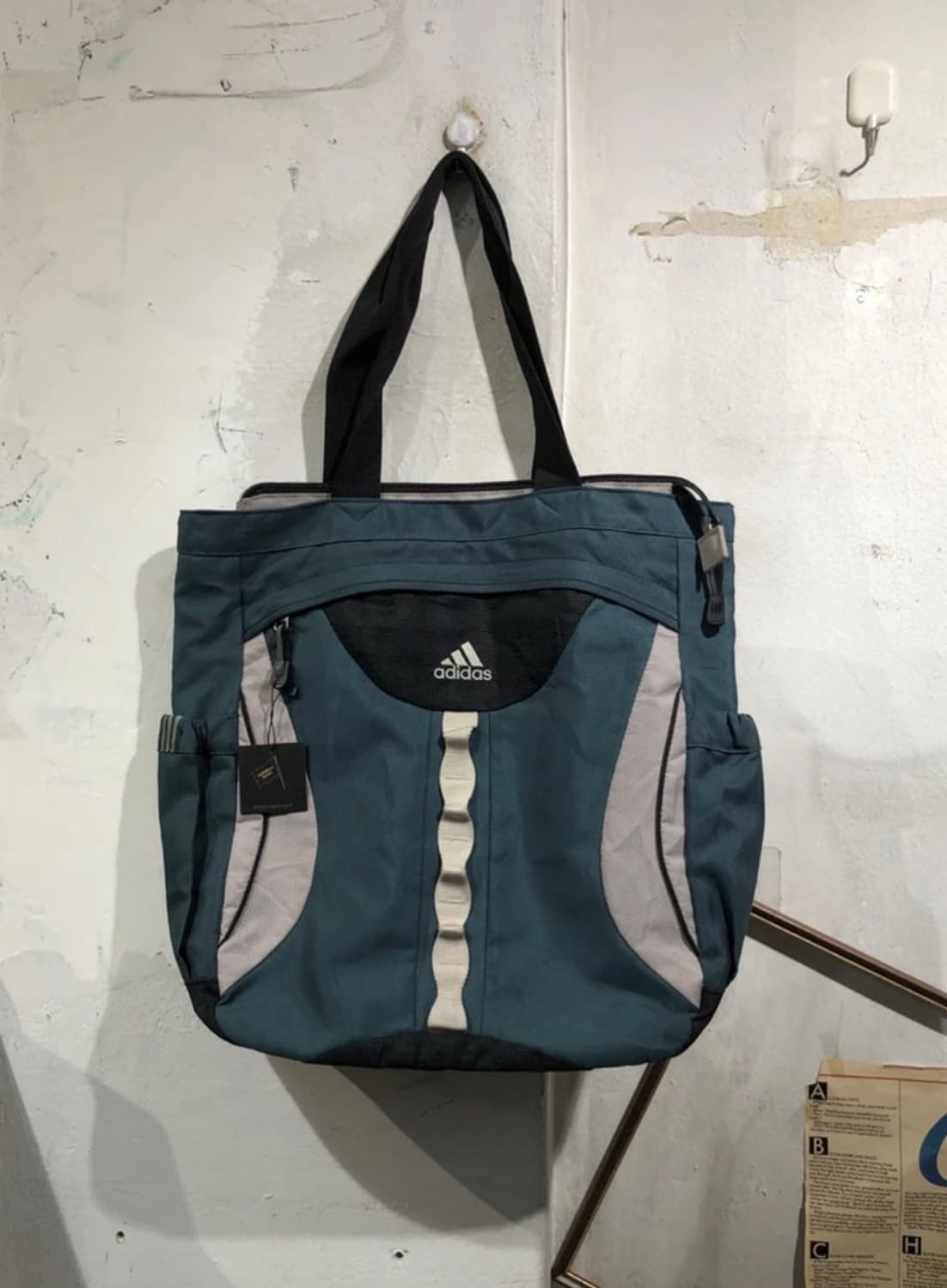 [2769]Adidas teal blue sporty bag 상품이미지3