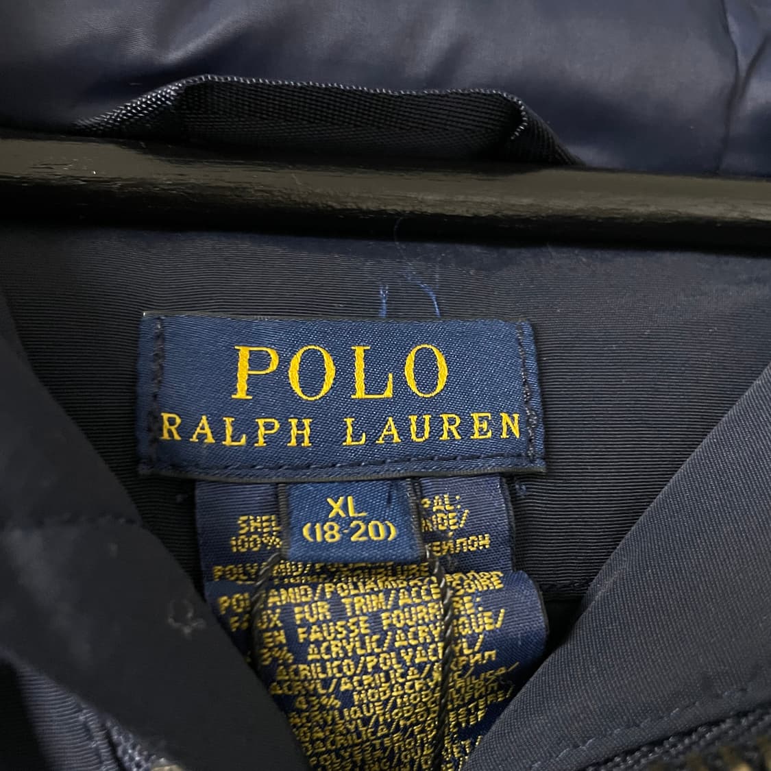 폴로 랄프로렌 네이비 패딩 XL18-20(W) 상품이미지5