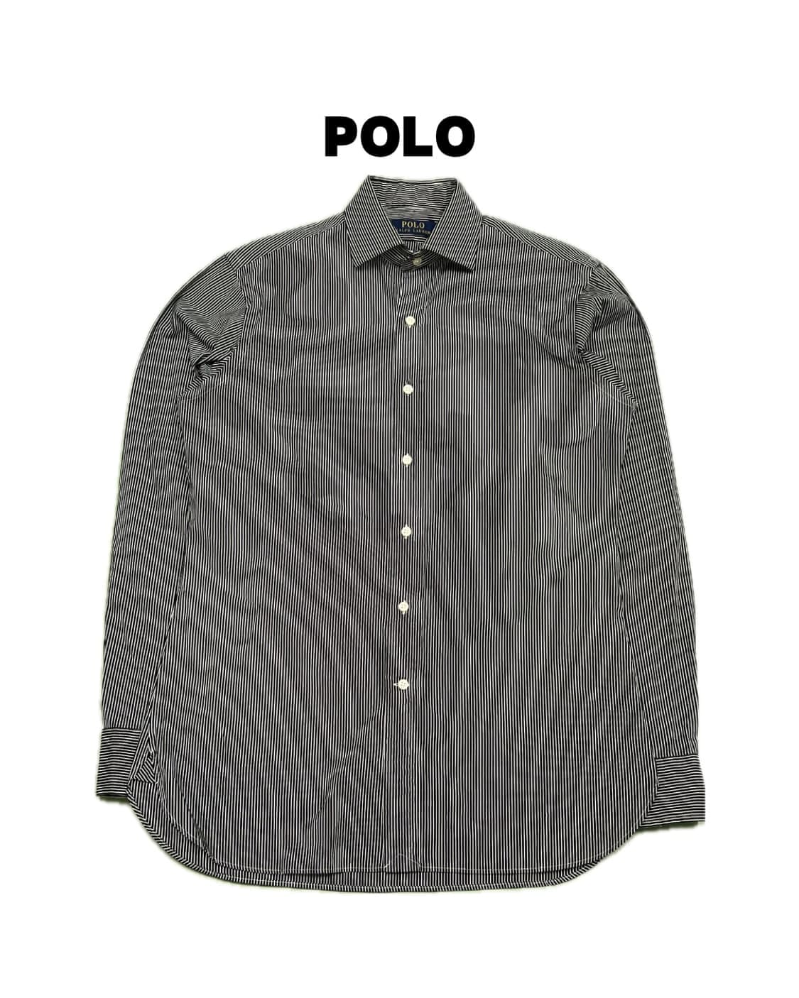 (100) 폴로 랄프로렌 포플린 스트라이프 셔츠 상품이미지1