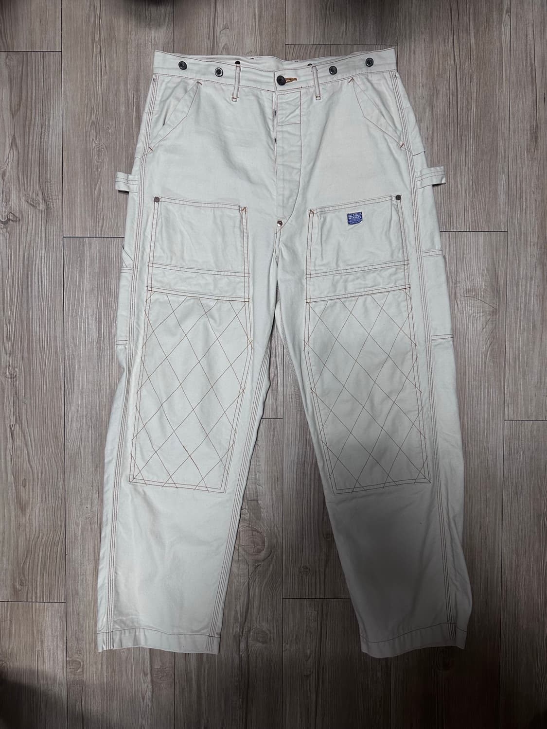 캐피탈 씬 캔버스 럼버 팬츠 키나리 4 상품이미지1