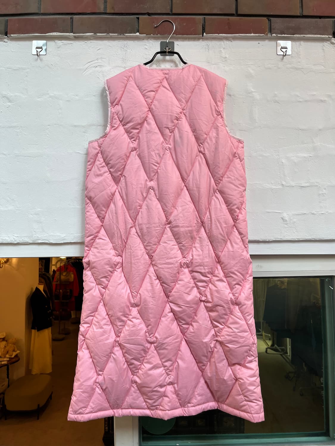 Canadian Goose 핑크 퀼팅 롱 베스트 패딩 L 상품이미지6