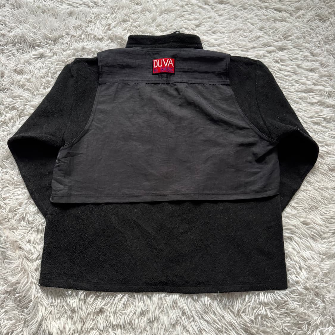DUVA CLUB 일본빈티지 베스트 후리스 y2k 긴팔 플리스 m 95 상품이미지3