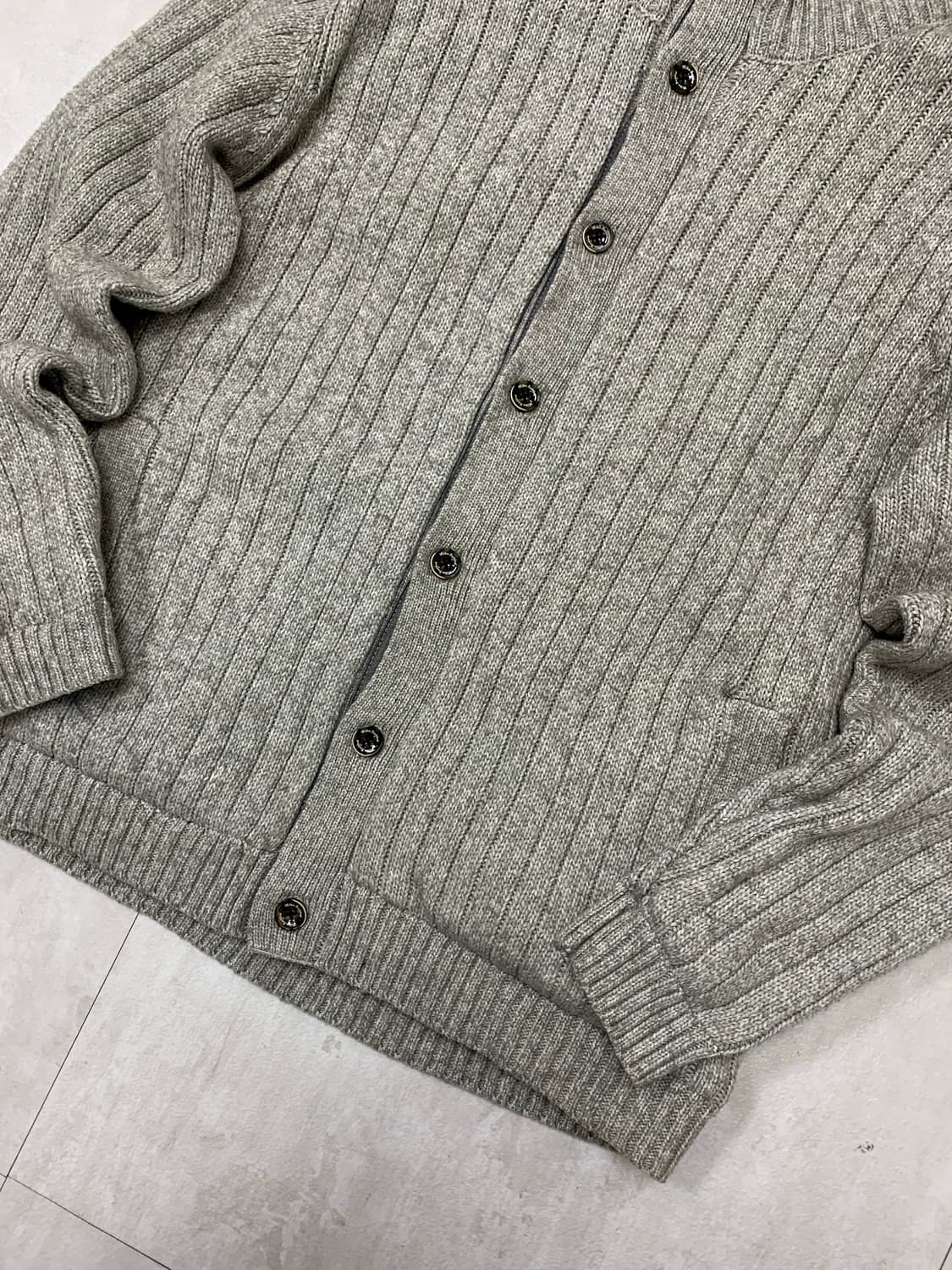 Wilkes bashford 그레이 니트 가디건 자켓 #249 상품이미지3