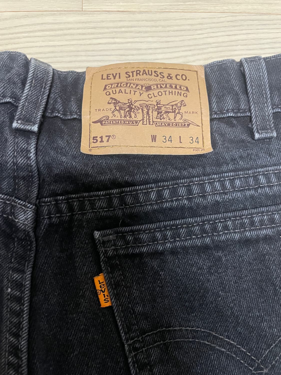 빈티지 리바이스 517  오렌지 탭 usa 팝니다 상품이미지6