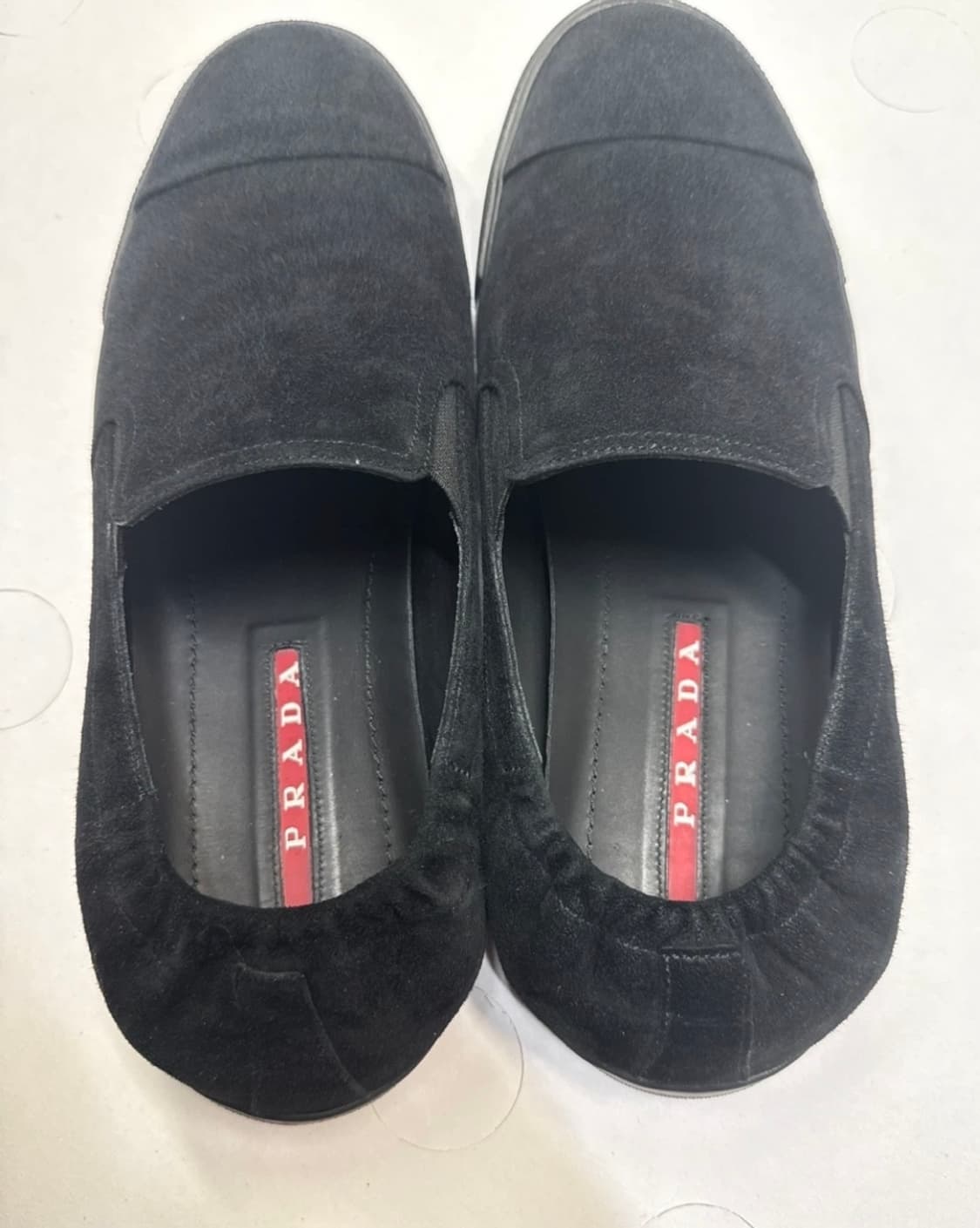 [프라다/스포츠] 블랙 스웨이드 슬립온 / 270 상품이미지2