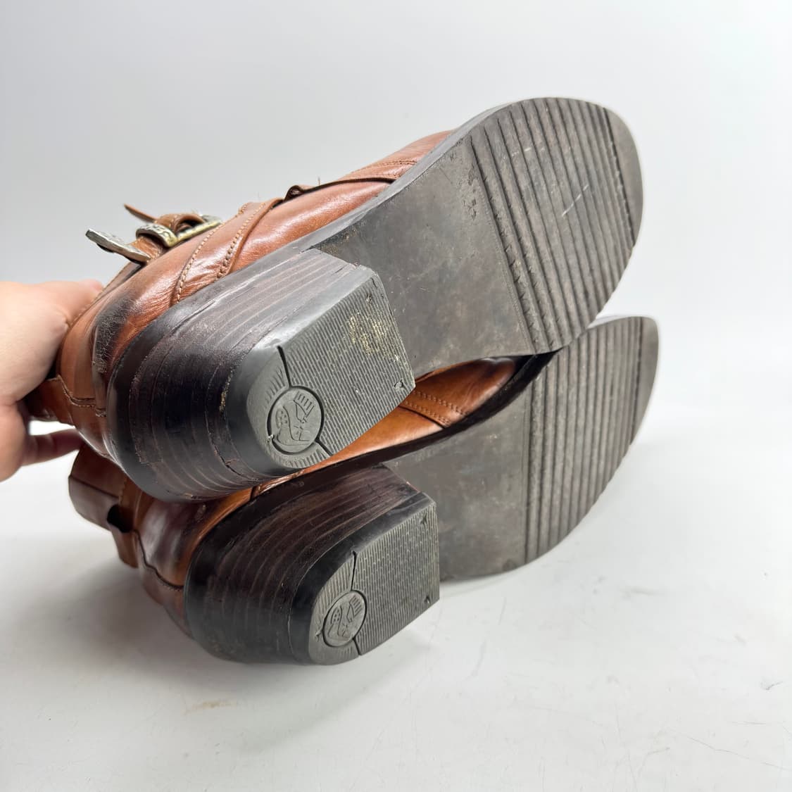 270) 빈티지 수제 바이커부츠 핸드메이드 웨스턴부츠 상품이미지8