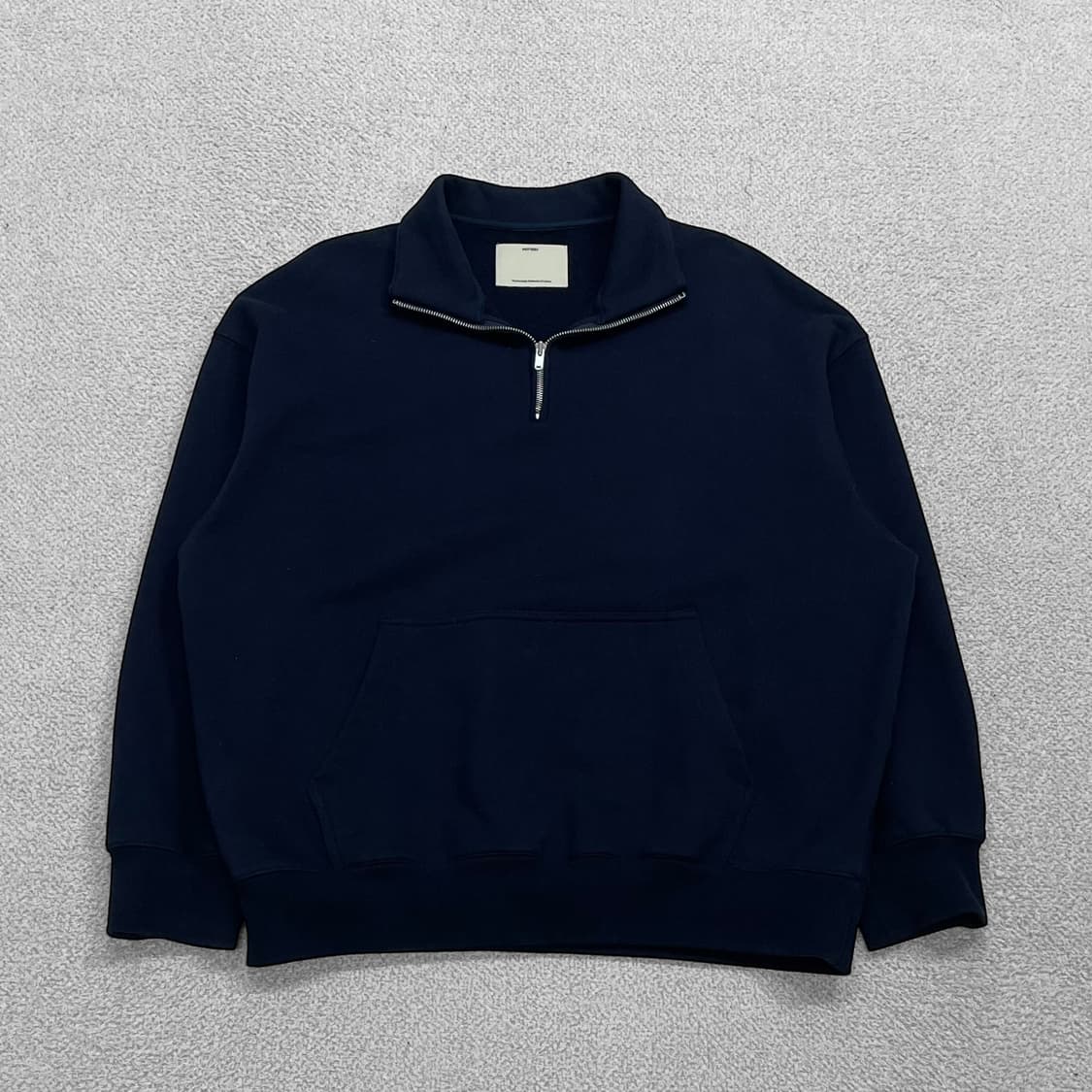 포터리 Pottery 컴포트 하프집업 맨투맨 네이비 상품이미지1