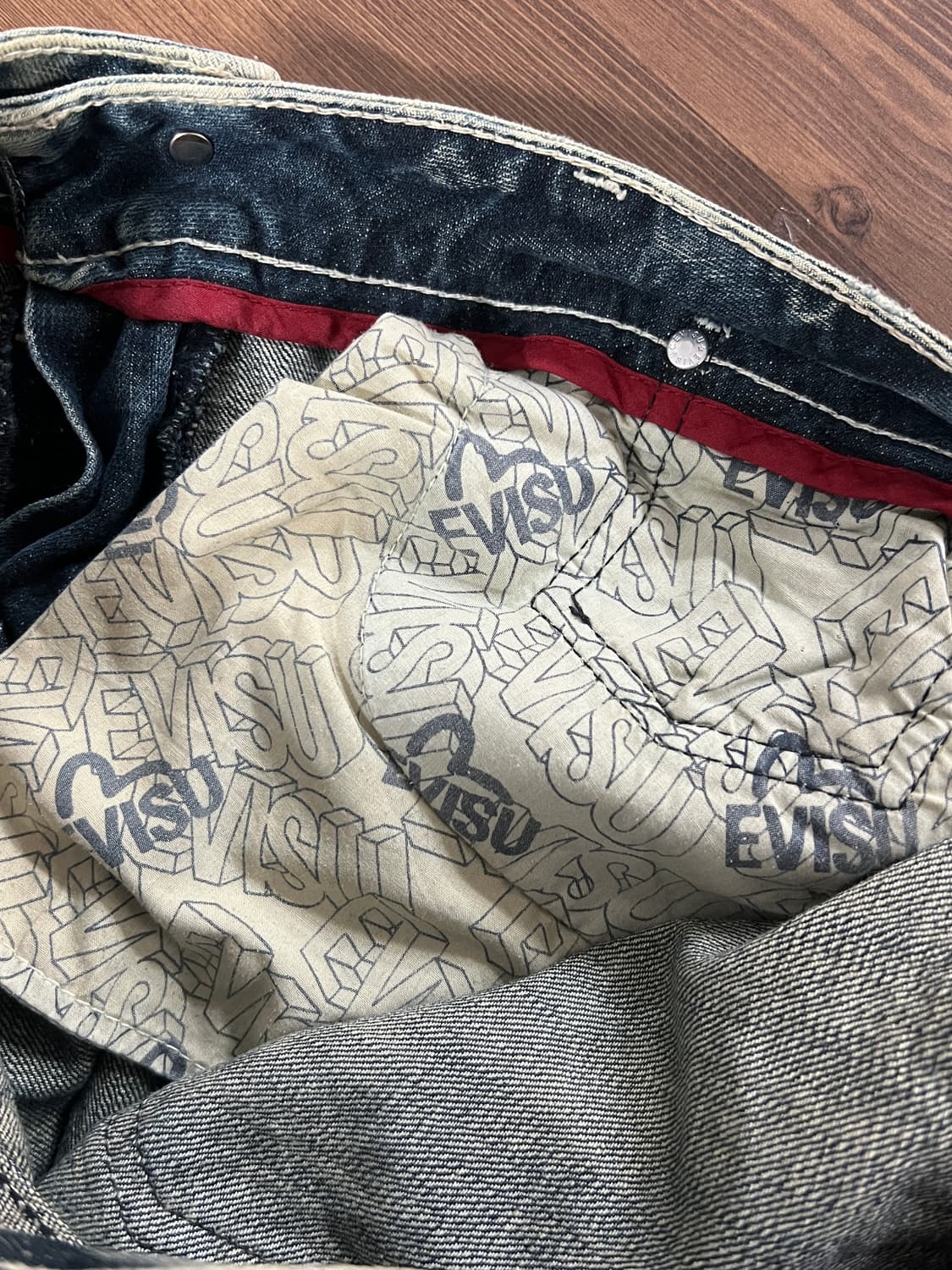 Evisu 에비수 타이다이 워싱 데님 팬츠 상품이미지7