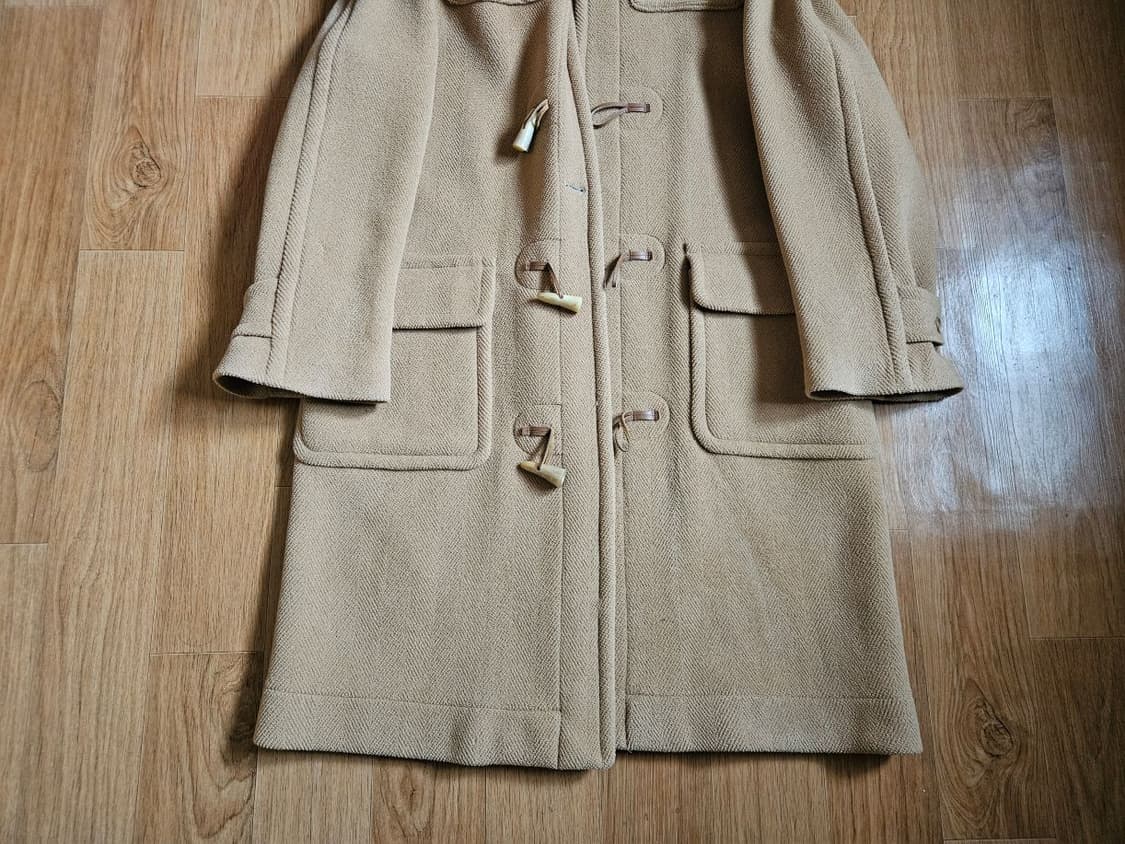 Vtg 베이지 컷파일울 100 더플코트  상품이미지3