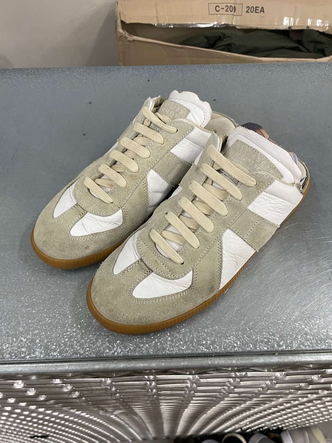 메종 마르지엘라 독일군 컷아웃 뮬 us6.5 상품이미지2